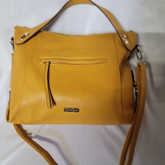Jessica Simpson Mustard Shoulder Bag - Picture 2 of 8